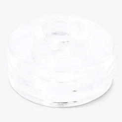 Transparent candle and tealight holder - 7 cm