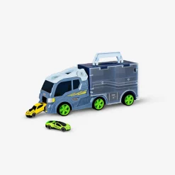Truck with 2 cars