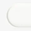 White decorative dish - 18 cm