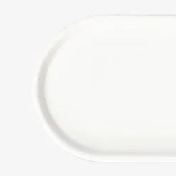 White decorative dish - 18 cm