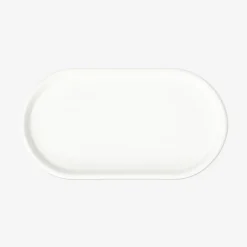 White decorative dish - 18 cm