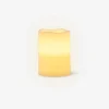 White LED pillar candle - 10 cm