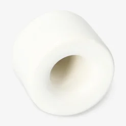 White toothbrush holder - 4 cm