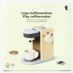 Wooden play coffee maker