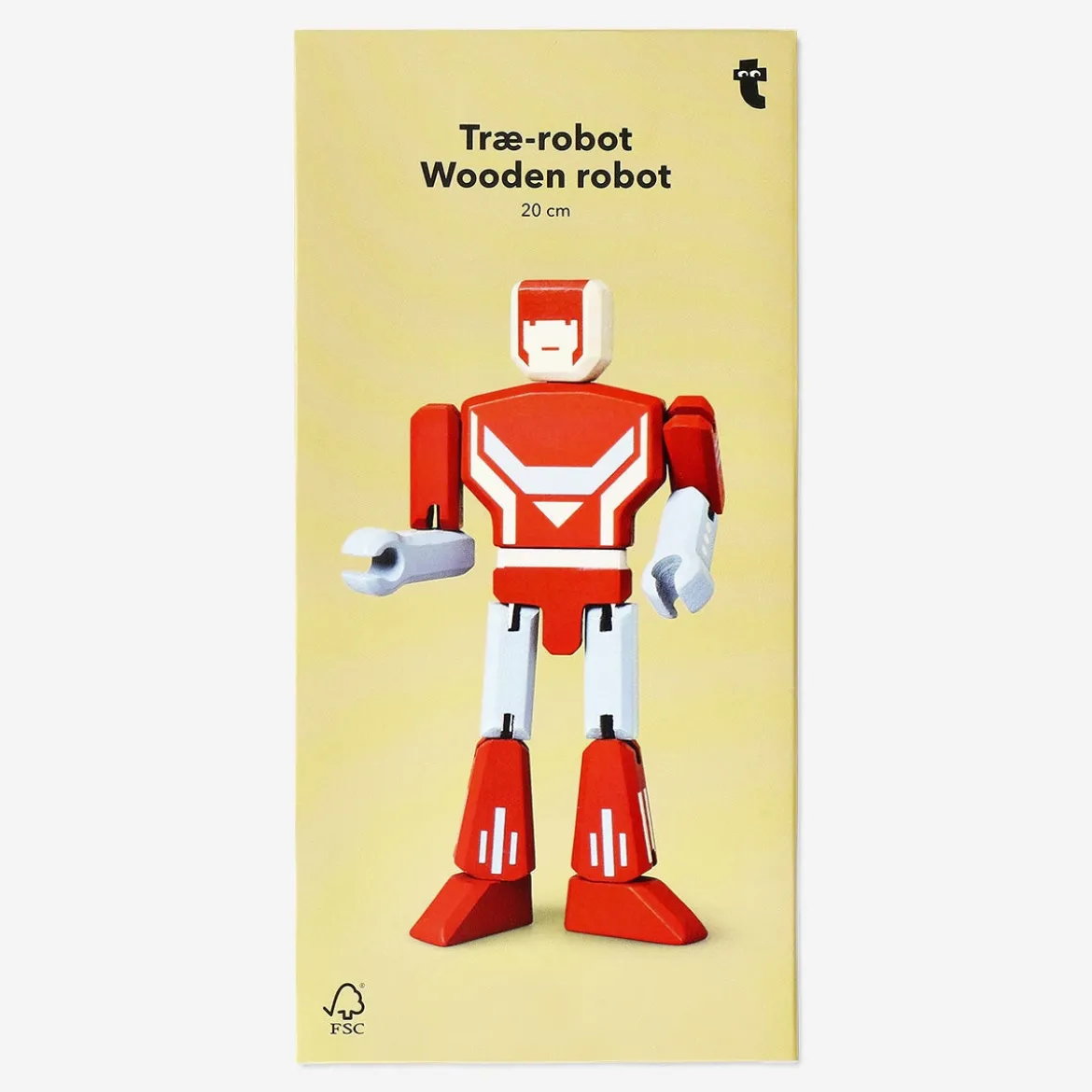 Wooden robot - 20 cm